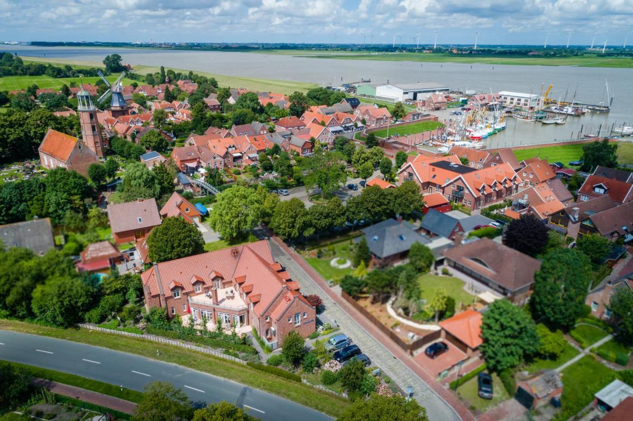 Hotel Am Fischerhafen Ditzum Extérieur photo